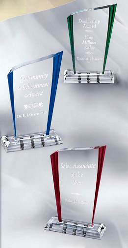 Wave Stand-Up Award (5 1/2"x8 3/4")